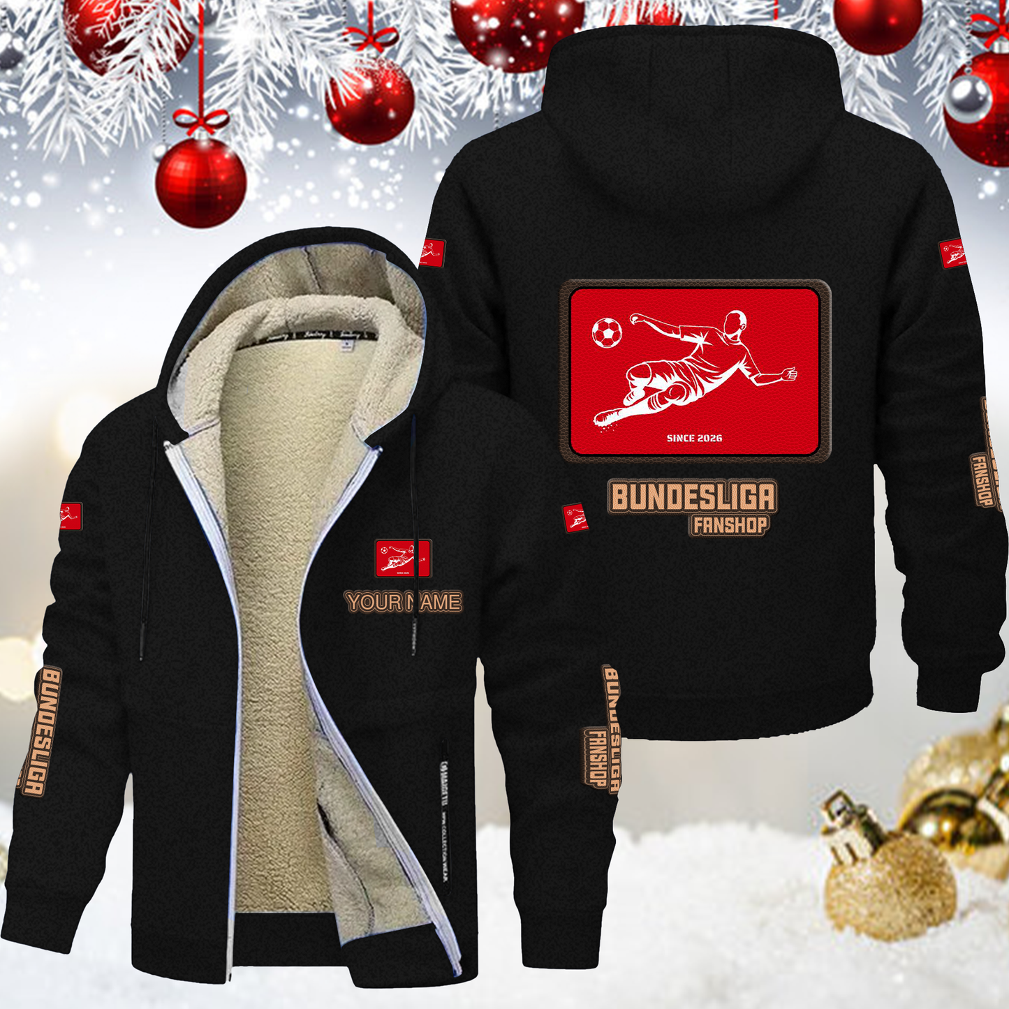 Bundesliga Fanshop Gefütterte Kapuzenjacke 2