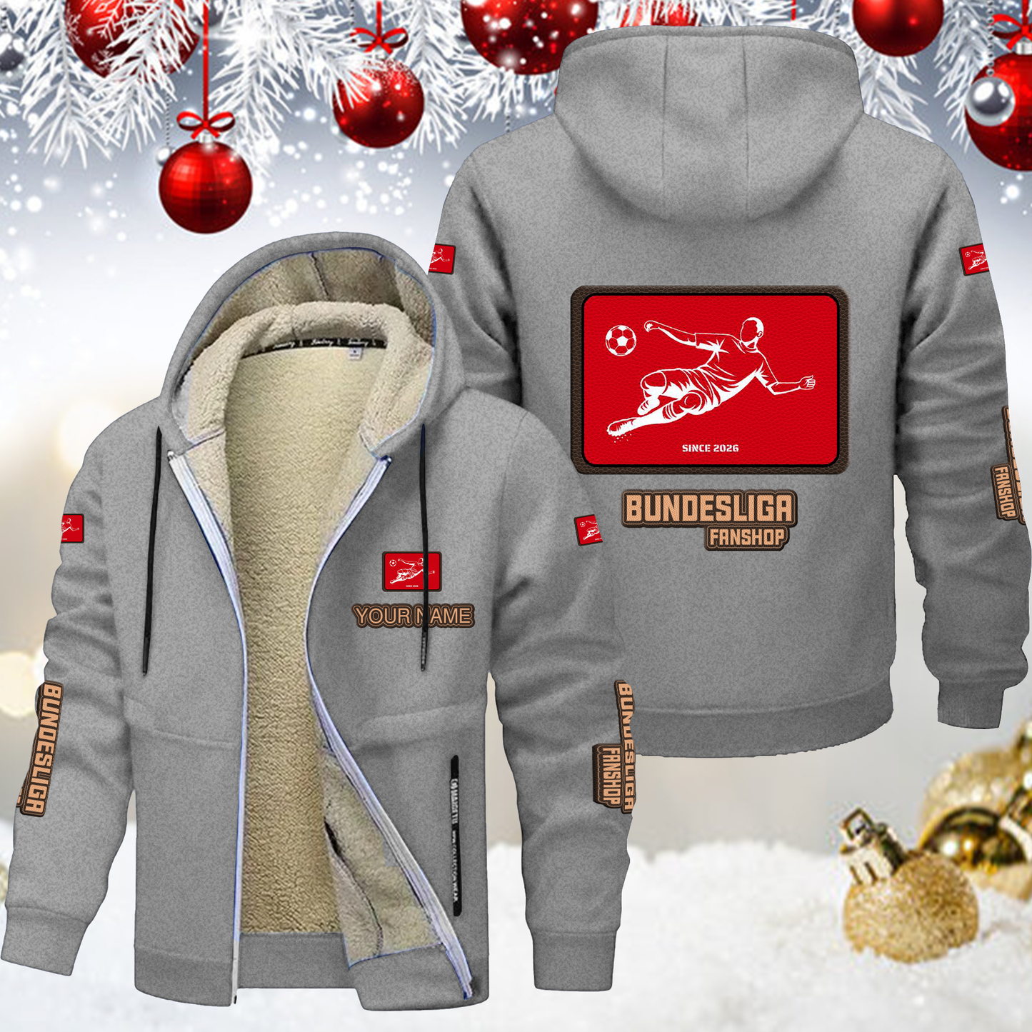 Bundesliga Fanshop Gefütterte Kapuzenjacke 6